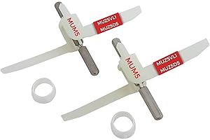 Lichtblau juego de 2 tiradores para robot de cocina Bosch MUM5 I pieza de recambio para cortador-rallador apto para MUZ5VL1, MUZ5DS y MUM5 00630760 630760 I accesorio Bosch MUM5