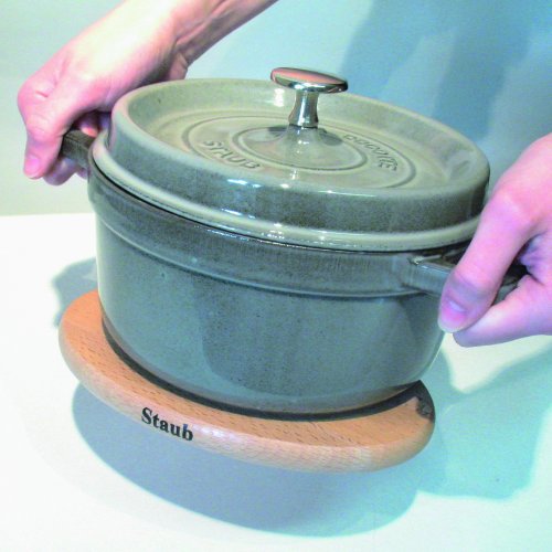 Staub Magnetischer Topfuntersetzer Holz, 29 x 20 cm - 2