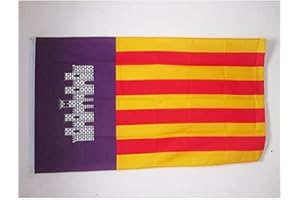 AZ FLAG Bandera de Mallorca 150x90cm - Bandera MALLORQUINA 90 x 150 cm