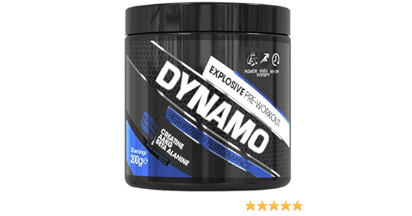 Protein Dynamix Drink Mix Supplement Dynamo Explosive Pre Workout Powder Blue Raspberry Amazon Co Uk Health Personal Care