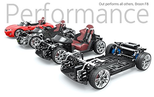 HENES BROON F830 Luxus Kinder Elektroauto rot mit Tablet PC