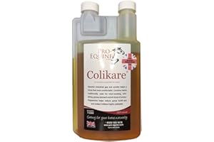 Pro-Equine Colikare 1 litre feed supplement for happy tummies.
