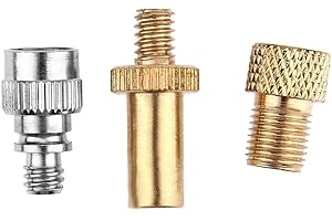 U-K 3 pezzi adattatore valvola Presta a Schrader + prolunga valvola Presta Attrezzi per pompa per mountain bike Attractive