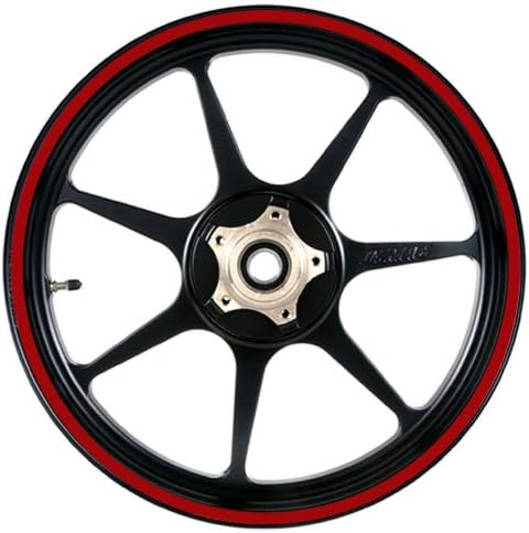 Deep Red 16 to 19 inch Motorcycle, Scooter, Car & Truck Wheel Rim Stripes 1/4 inch or 6.5mm wide