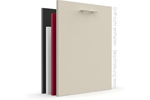 X57 Geschirrspülerfront 19mm voll-, teilintegriert und nach Maß (Kaschmirgrau, 594x715mm)