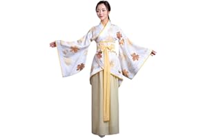 Haodasi Womens Chinese Ancient Traditional Hanfu Retro Stage Performance Dance Dress Tang Suit Costume