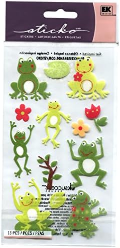 Stickopotamus Stickers Frog World Glitter
