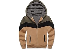 JACKETOWN Veste Polaire Capuche Enfant，Sweat à Capuche Garçon épaisse Sweat-Shirt Enfant Capuche avec zippé à Hoodie Manches Longues Veste de Sport d'hiver Chaude