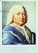 Produktbild Alu-Dibond-Bild 80 x 110 cm: "Portrait of Johann Sebastian Bach (1685-1750) (colour litho)", Bild auf Alu-Dibond