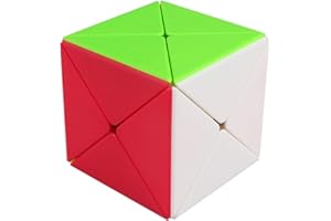 EACHHAHA Cubo magico X,Cubo de Velocidad,Tolerancia Profesional, Suave, Alta de fallas,Adecuado para Regalos de cumpleaños (Pegatina)