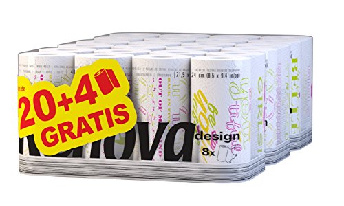 Renova Lot de 24 rouleaux de papier essuie-tout