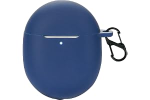 GIOPUEY CiSilikonfodral kompatibelt med Google Pixel Buds Pro/Buds Pro 2, ultratunt mjukt fodral, smal passform, anti-fall, inte lätt att smutsa –
