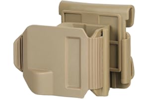 Peminkoo 360 drehbarer G1ock-Clip für rechte Hand, MOLLE-Holster, passend für Marue und KSC G17/18. Kann horizontal und vertikal befestigt Werden