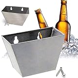 Einfache Installation/Befestigungsschrauben: Sowohl der Flaschenöffner als auch der Kappenfänger werden mit Edelstahlschrauben geliefert.