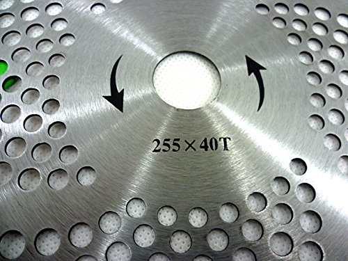 40 Zahnblatt Stahl Aluminiumbeschichtet Schneidblatt Klinge Mähmesser Motorsense Freischneider - 3