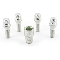 Bulloni Antifurto Ruota M14x1,5 28mm Sferici R13 HEX19 Argento - Foto 3