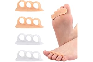 TBUQNZA 8 Pièces Marteau Toe Coussin – Marteau Orteil Correcteur de Coussinets en gel Et lisseur Pour Bouclés, Courbé, Griffe et Maillet Orteil Relief – Support de gel Gauche et Droit Crest Coussin