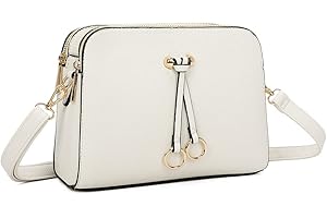 ELIOX Borsa a Tracolla Donna Piccola con 3 Scomparti Capienti - Borsa Mano PU Pelle Sintetica - Borsetta Moda Borse Spalla- Crossbody Bag