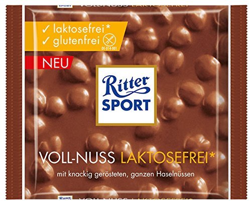 Preisvergleich Produktbild Ritter Sport Voll-Nuss Laktosefrei - 100g - 6x