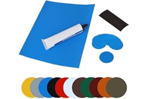 GEKAHO PVC Kleber Reparatur-Set Abdeckplane Schwimmbad Pool Schwimmingpool Teich Kleber- (schwarz)