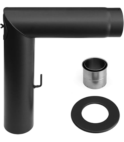 Kamino-Flam 3 Piece Elbow Pipe Set 15cm, Heat Resistant Senotherm - View #3