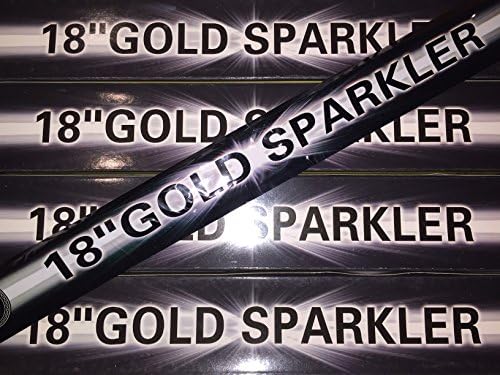 80 x 18" (45cm) Large Gold Sparklers - Pack of 80