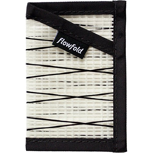 FlowfoldMinimalist Card Holder Wallet White Slim Minimalist Tough Light Kevlar