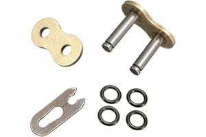 Goodplan Premium Quality 520H Master Verbindungsglied - O-Ring Verbindungsglied Kettenglied Gold Split/Clip für 520H DID 520 VX2