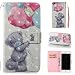 Produktbild Flip Hülle für iPhone 8 Plus (5.5 Zoll),Schutzhülle Cover für iPhone 7 Plus (5.5 Zoll),Leeook Elegant Grau Bär Rot Ballon 3D Effect PU Leder Bookstyle Wallet Case mit Lanyard Strap Stand Function Magnetverschluss Etui Schale Credit Card Slots Bookstyle Purse Ledertasche Tasche Handyhüll Case Cover Etui Hülle für iPhone 8 Plus / iPhone 7 Plus (5.5 Zoll) + 1 x Schwarze Eingabestift-Gray Bear Red Balloon