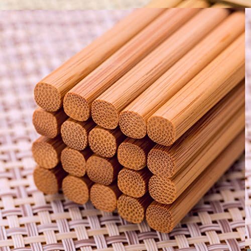 WYQLZ Home Hotel High Quality Tableware 20 Pairs Chinese Japanese Restaurant Bamboo Wood Chopsticks Set