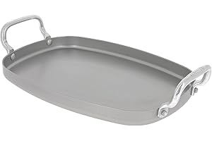 De Buyer, PLANCHA MINERAL B LISA 2ASAS 38X26x11,49CM,5640.01