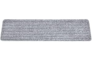 Surakey RV Step Carpet Rectangular Stair Mat Home Office Front Door Camper Self-Adhesive Non-Slip Floor Mats Light - Non-Slip Stair Steps for Indoor Outdoor - 29.9 inch x 7.8 inch (Light Gray)