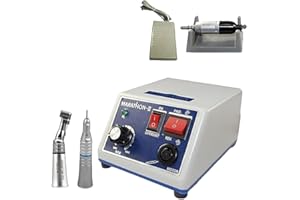 FROULALAND Micromoteur électrique de laboratoire - Micromoteur dentaire - Polissage N3 + 35 K - Centrifugeuse de table - Dentiste - Micro moteur - Ponçage - Micro moteur portable - Centrifugeuse électrique