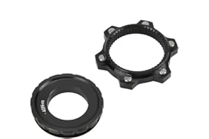 SUNGOOYUE Bujes Center-Lock a Adaptador de Rotor de Freno de Disco de 6 Pernos para convertir bujes Center-Lock para Adaptarse a rotores de 6 Pernos para MTB,Adaptador Center Lock a 6 Tornillos