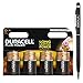 Price comparison product image Duracell D Size Plus Power Alkaline Cell Batteries Long Lasting LR20 MN1300 Battery + 1x iSOUL Black Stylus Touch Ball Pen