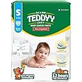 TEDDYY Baby Diapers Pants Easy Small 74 Count (Pack of 1),4-8 kgs, 12 hrs Leak Protection, Anti - Bacterial