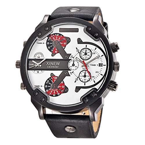 Rcool 2017 Luxus Edelstahl Uhr Leder Datum Analog Quarz Herren Armbanduhren Schwarz fr Mnner Rcool 2017 Luxus Edelstahl Uhr Leder Datum Analog Quarz Herren Armbanduhren Schwarz fr Mnner