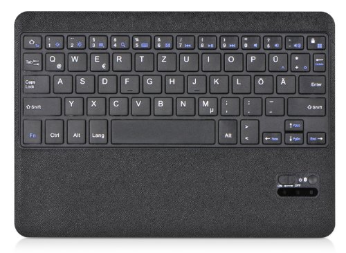 DONZO Tasche inkl. Bluetooth Tastatur (deutsches Tastaturlayout, QWERTZ) für Samsung Galaxy tab pro 10.1 T520 & T525 mit Standfunktion – schwarz - 6