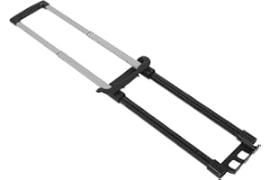 minkissy Telescopic Suitcase Handle Replacement Lightweight Iron Pull Rod Luggage Trolley Accessory with Extendable Design for Travel 17.3X7.9X2.0 Inches