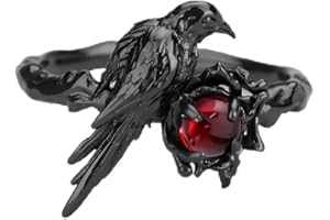 Auriselle Herrenring Verstellbar Geometrischer Dornenring Vintage Wikinger Retro Offener Ring Daumenring Gothic Punk Schmuck Geschenke für Männer Jungen Vater, 5 Typen