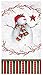 Produktbild C.R. Gibson 20 Zählen Winter Berry Schneemann Lunch-Servietten Dinner-Serviette Winter Berry Snowman