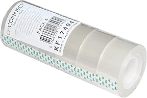 Q-Connect KF17494 Taśma Klejąca, Przezroczysty, 24 mm x 30 m