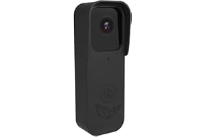 QCWWY Doorbell Silicone Cover,Silicone Protection Sleeve Dustproof Silicone Protective Case Silicone Protective Shell Accessories for Blink A363 Doorbell(Black)