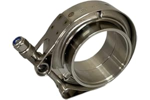 Boltza® V-Band Clamp + Flanges Complete Stainless Steel Extra Turbo Hose (2" Inch (51mm))
