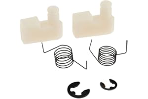 WOWOWO 6 Piezas (2 Juegos) Piezas de Herramientas de Cadena Volante de Arranque Trinquete + Resorte + Clip