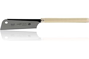 AUGUSTA HECKENROSE Augusta-Heckenrose Japansäge Dozuki - traditionelle Säge mit stabilem Stahlrücken & langem Bastgriff - dreiseitiger Diamantschliff - Spezialzugzahnung für Feinschnitte in Holz