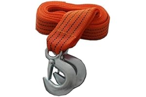 Wheels N Bits 15FT Tow Towing Pull Rope Strap Heavy Duty Road 5 Ton Compatible with Nissan Pathfinder Navara