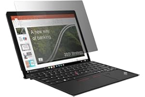 Celicious Privacy 2-Way Anti-Spy Filter Screen Protector Film Compatible with Lenovo ThinkPad X12 Detachable (2-in-1)
