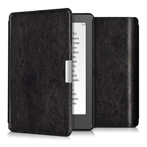 kwmobile Hülle für Kobo Aura Edition 2 - Flipcover Case eReader Schutzhülle - Bookstyle Klapphülle Schwarz