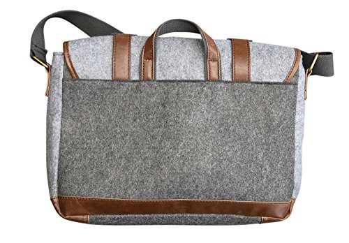 Filztasche anthrazit-grau Schultertasche Notebooktasche Laptoptasche Umh  ngetasche Sporttasche Schultasche